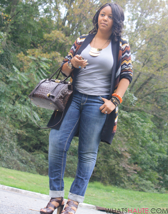 My Style: Lucky Zigzags (Missoni for Target cardigan + Seven7 jeans ...