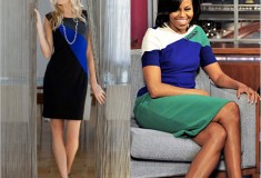 Sponsored: Get her look – Michelle Obama’s Color-blocked Dress