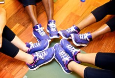 Glam & Under Armour blogger bootcamp at Exhale Spa: Under Armour sneakers