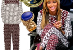 Get her haute look – Beyoncé at the Brooklyn Nets game in Tibi, Erika Peña, YSL and Giuseppe Zanotti
