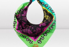 Jimmy Choo and Rob Pruitt SAYA Silk Twill Scarf