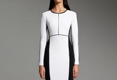 Narciso Rodriguez for DesigNation Colorblock Ponte Sheath Dress