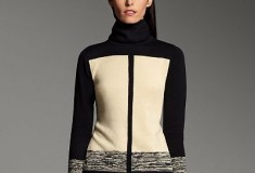 Narciso Rodriguez for DesigNation Colorblock Turtleneck Sweater