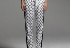 Narciso Rodriguez for DesigNation Medallion Charmeuse Pants