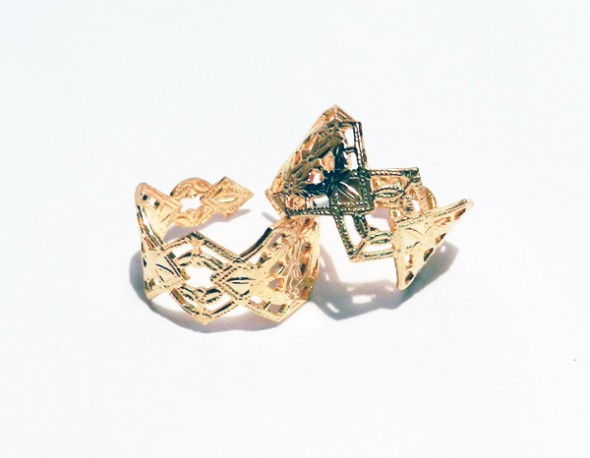 CROWN MIDI RINGS