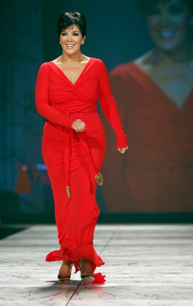 The Heart Truth - Kris Jenner in Badgley Mischka