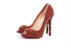 Christian Louboutin FLO SPIKES VEAU VELOURS