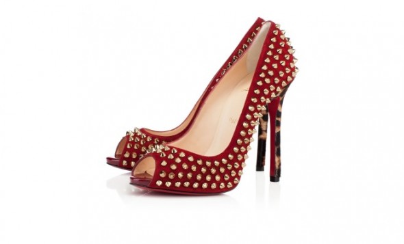 Christian Louboutin FLO SPIKES VEAU VELOURS