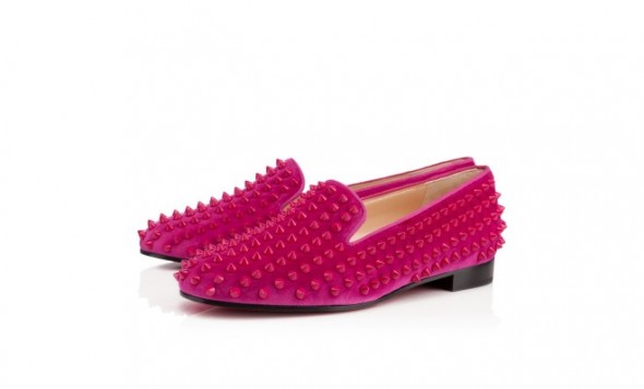 Christian Louboutin ROLLING SPIKES VELVET