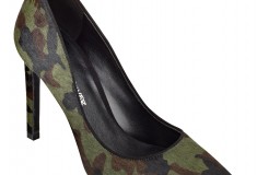 Cameron Silver For Nine West JACE pump in camo pony