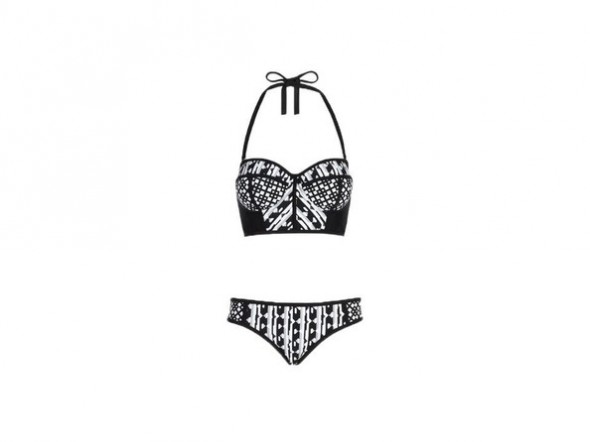 Peter Pilotto x Target Bikini black white