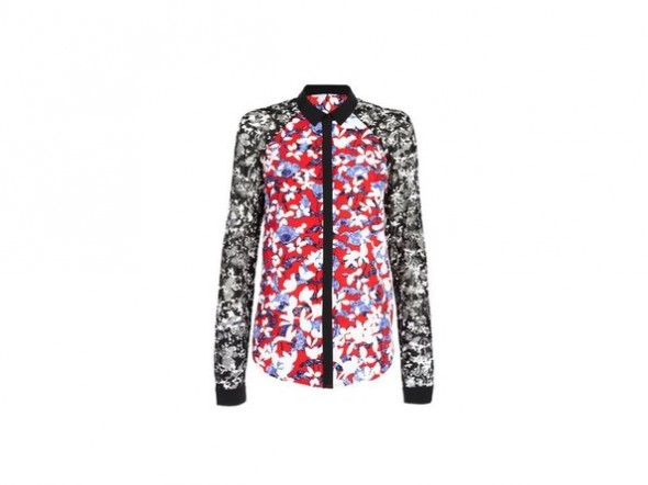 Peter Pilotto x Target Blouse red floral