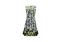 Peter Pilotto x Target Dress green floral stripe print