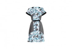 Peter Pilotto x Target Dress light blue floral print