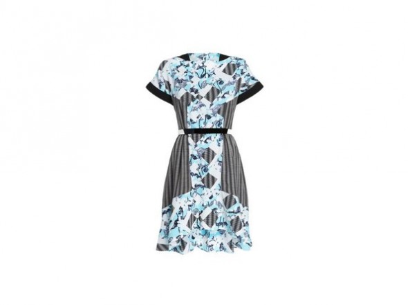 Peter Pilotto x Target Dress light blue floral print