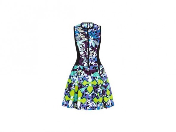 Peter Pilotto x Target Dress purple floral print