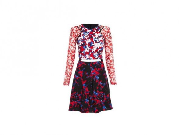 Peter Pilotto x Target Dress red floral print