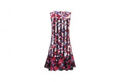 Peter Pilotto x Target Dress red floral stripe print