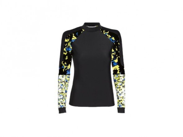 Peter Pilotto x Target Rash Guard black green