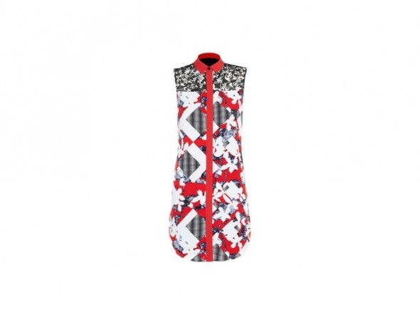 Peter Pilotto x Target Shirt Dress red floral