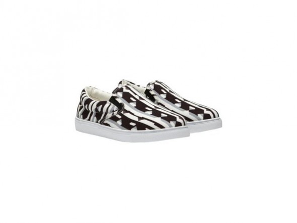 Peter Pilotto x Target Shoes slip-on black white