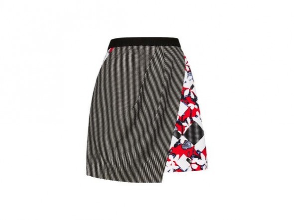 Peter Pilotto x Target Skirt red floral check