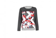 Peter Pilotto x Target Sweatshirt red floral check print