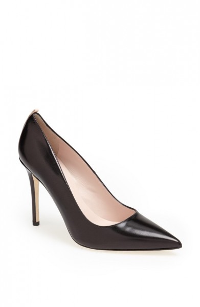 SJP by Sarah Jessica Parker Fawn Pump in black leather - What's Haute™