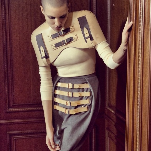 Marina Hoermanseder belted look