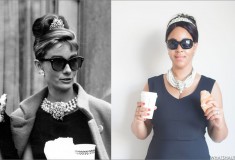 {VIDEO} Quick and Easy Halloween Costume: Audrey Hepburn in Breakfast at Tiffany’s