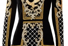 Balmain x H&M beaded dress