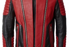 Balmain x H&M red and black men's jacket - Michael Jackson Thriller